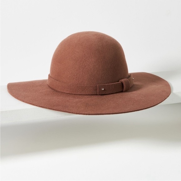 Anthropologie NWT San Diego Hat Co Packable Floppy Hat Brown Adjustable - Picture 2 of 10